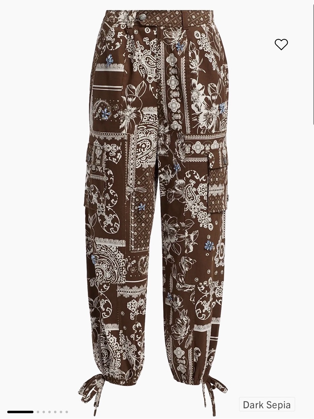 Cinq à Sept

Zola Bandana Cotton Twill Military Pants